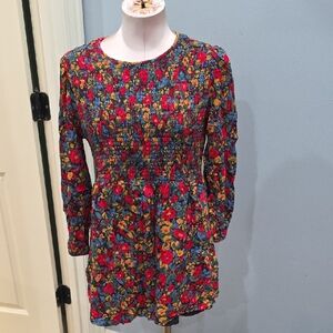 Floral Long‎ Sleeve Dress